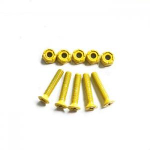 Carbon Steel Philips Head Screw Bolts Nuts for Skateboard Deck