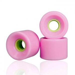 China Manufacture Pink Light Up Wheels for Longboard